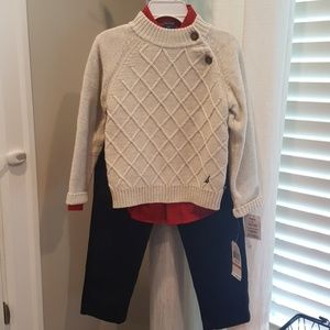 Boys 3 piece Nautica outfit